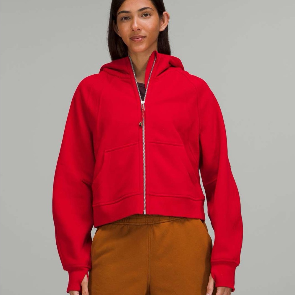 Lululemon Full Zip Cropped Scuba
